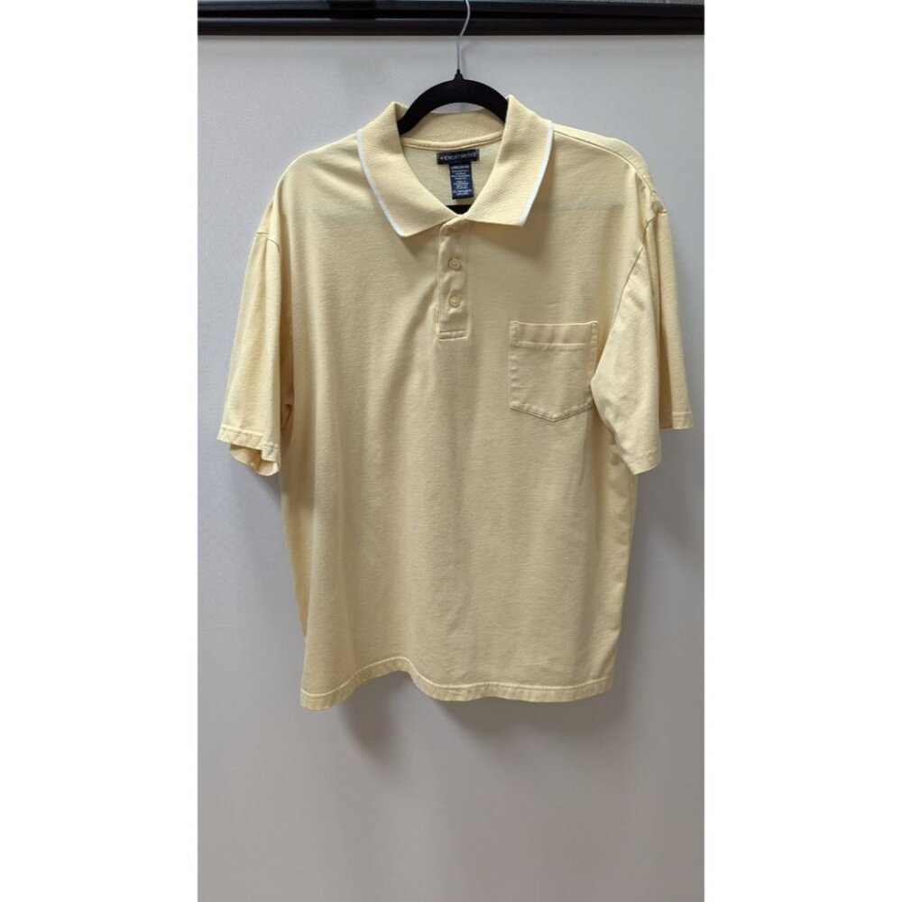 Knights Bridge Yellow Short Sleeve Polo Shirt